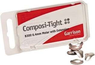 Composi-Tight Original Matryce duże długie 6,4mm/0,038mm na trzonowce 25sz/opak (large extension) z wydłużoną częścią przyszyjkową