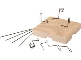 Mesh-Tray - Packung 1 Brenngutträger K, 10 Haltestifte aus Keramik für Front- und...