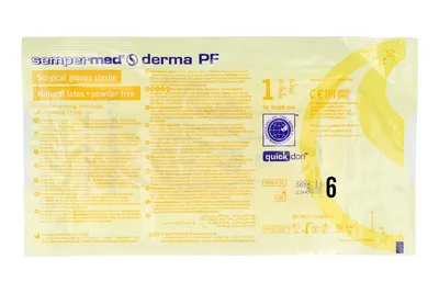 PROMOCJA Sterylne rękawice chirurgiczne bezpudrowe - 6.0 Sempermed 31.05.2026