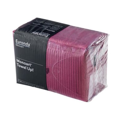 EURONDA Monoart® Roušky Towel-UP 33x45cm Vínová 500ks