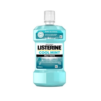 Listerine CoolMint Mild Taste ústní voda 500 ml