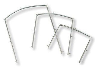 Koferdam ramka do koferrdamu metalowa S (9cmx9cm) Cerkamed