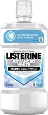 LISTERINE® ADVANCED WHITE MILDER GESCHMACK