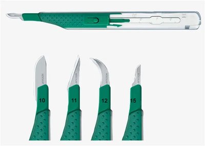 Jednorázové skalpely Braun Cutfix č.12, 10 ks