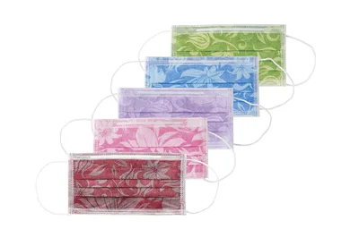 Ústenka Monoart Protection 3 FLORAL - Limetková