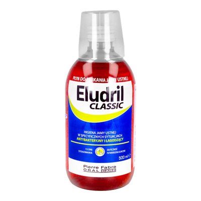 Eludril Classic 0,10% CHX 500 ml Pierre Fabre