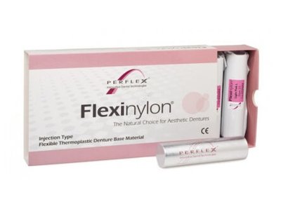Flexi Nylon - materiał termoplastyczny nylonowy w kapsułkach - średnica 25mm/6szt - light pink