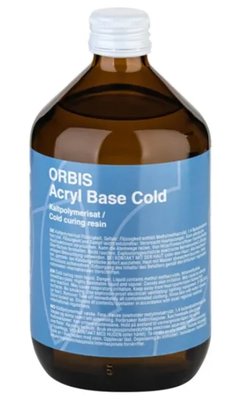 ORBIS Acryl Base Cold akrylový plast na protézy prášek, růžový 500ml