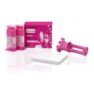 GC FujiCEM 2 SL refill, 2x 13,3g kartuše, míchací podložka