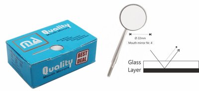 Zrcátka 4, průměr 22mm