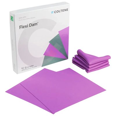 COLTENE roeko HySolate Flexi Dam® Non Latex Střední Fialová 30ks