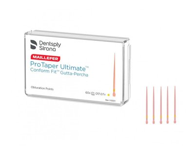 Gutaperčové čepy Protaper Ultimate FXL, 60ks