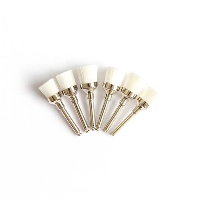 Szczoteczki nylon kielich 25szt/op clear