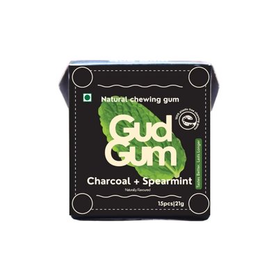 Gud Gum žvýkačky 15 ks - aktivní uhlí a máta