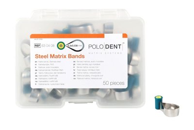 POLODENT matricové pásky nerez 6,3x0,038mm