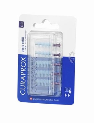 Curaprox CPS 408 perio refill meziizubní kartáčky, tmavě fialová, 5 ks
