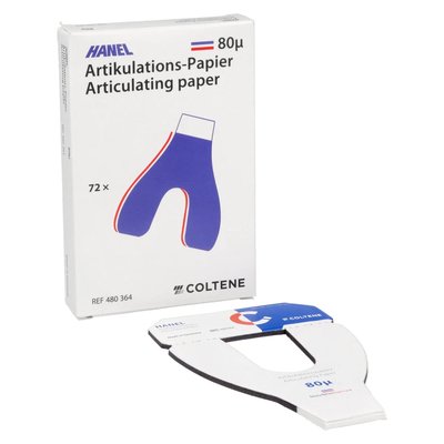 Kalka zwarciowa Hanel 80µ U nieb/czer podkowiasta 72 szt. COLTENE