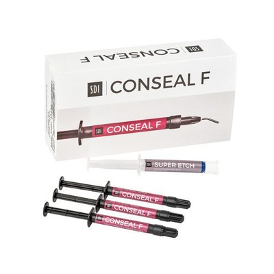 SDI Conseal F sada stříkaček (3x Conseal F,1ml Super Etch,20×koncovka)