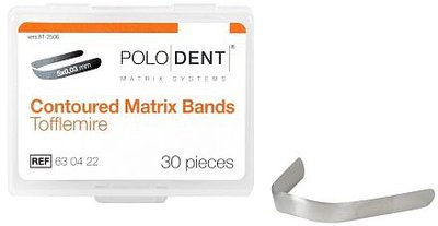 Polodent Tofflemire Contoured Matrices 5,0/0,03 mm