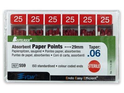 VDW - Papírové čepy .06, vel. 025