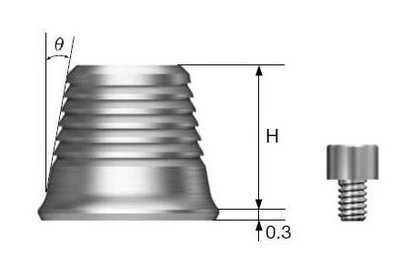 TS Ti Multi Base 6,0 x 5°