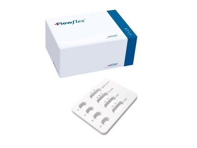 FlowFlex 5v1 Adenovirus/RSV/Chřipka A/B/SARS-CoV-2 výtěrový test, 20 ks