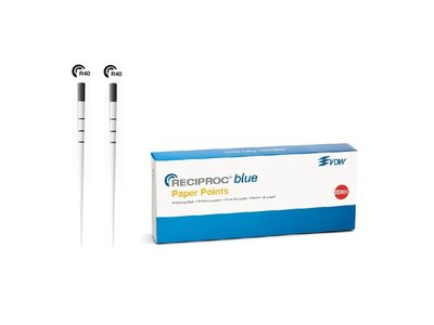 Reciproc blue papírové čepy 040, 180ks