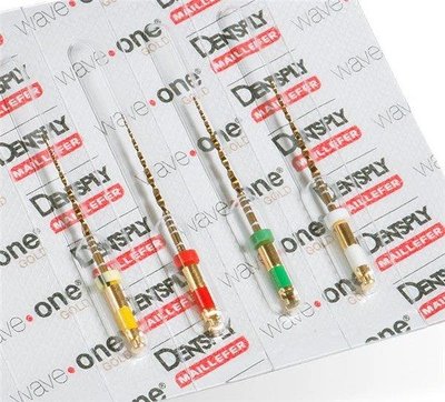 WAVEONE GOLD Pilniki Medium Zielone 25mm 6szt. (zakres średni 35mm)