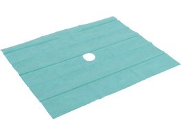Foliodrape® Protect Lochtücher - Packung 40 Stück 75 x 90 cm, selbstklebend, 2-teilig, Ø variabel