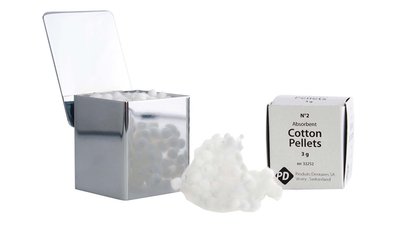 PD Wattekügelchen - Bulkpackung 32 g Ø 8 mm, Größe 1