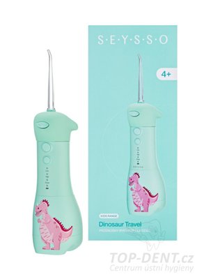 SEYSSO KIDS Dinosaur Coral přenosná ústní sprcha od 4 let
