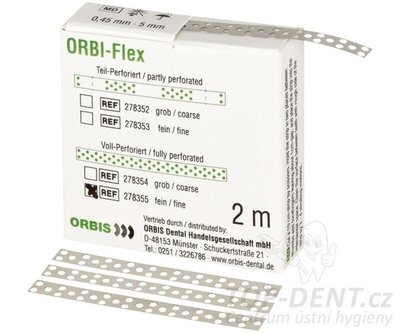 ORBIS Flex Scaler perforovaný 0,45mm (hrubý), 2m