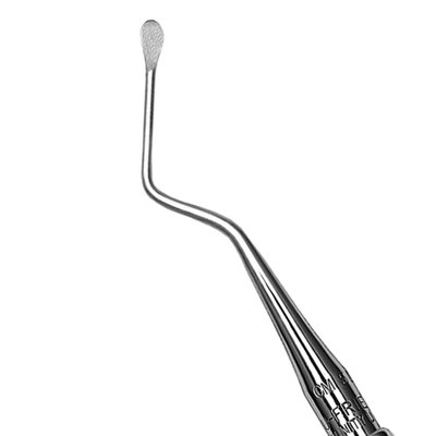 Surgical Curette Molt #5L, hdl #502
