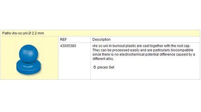 VKS UNI 2,2 patrice 8ks