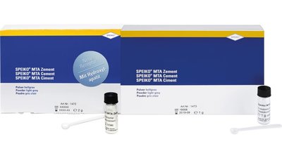 SPEIKO® MTA Zement - Packung 1 g Pulver hellgrau, 1 Dosierlöffel