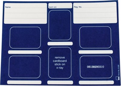 Dentalfilmkarten - selbstklebend