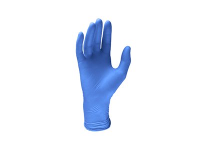 Rukavice LATEX Monoart 100ks modrá vel. S