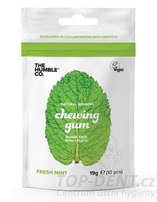 Humble žvýkačky FRESH MINT s xylitolem, 19g (sáček)