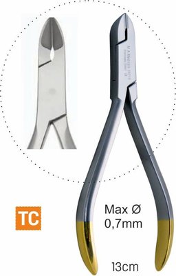 Kleště Ligaturky Wirecutter max. průměr 0,7mm