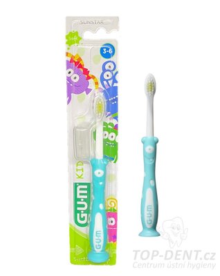 GUM Kids dětský kartáček Monsters (3-6 let)