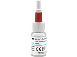 Ketac™ Cem radiopaque - Großpackung 3 x 33 g Pulver, 3 x 12 ml Flüssigkeit, 1 Anmischblock