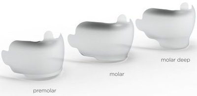 QuickmatFIT anatomické matrice Premolar 0,04 mm