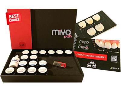 MiYO Pink Kit – tekutá keramika pro gingivu (kompletní sada)