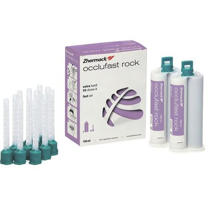 Zhermack Occlufast ROCK 2x 50 ml Dvojitých Kartuší 1 ks