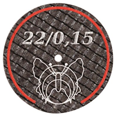 Řezací disky vyztužené červené 22x0,15 mm 10ks-do vyprodání