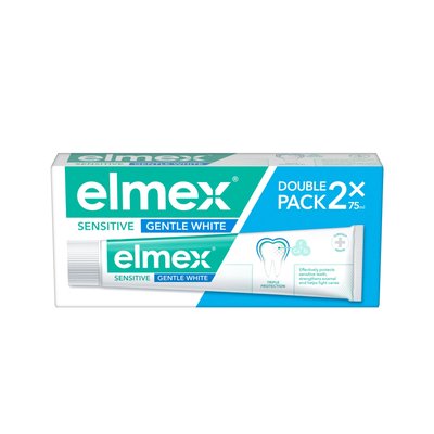 Elmex Sensitive Gentle White zubní pasta 2×75 ml