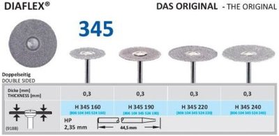 HORICO Diaflex obojstranný 22/0,3 mm