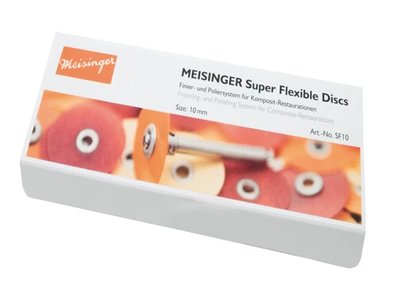 Meisinger krążki polerskie 10mm gruboziarniste malinowe 100szt w op MSF101