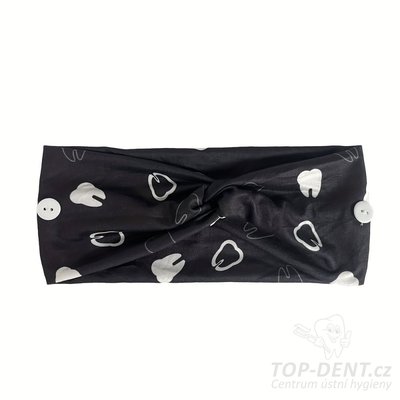 Čelenka s dentálním motivem, 1 ks (vzor 2)