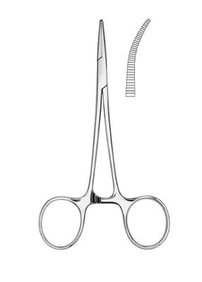 Jehelec Halsted-Moquito 12cm, zahnutý